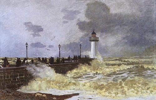 La Jettee Du Havre, Claude Monet
